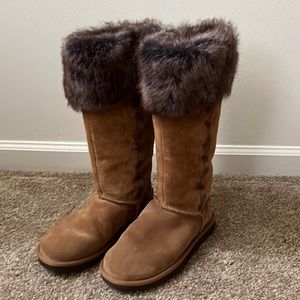 Ugg Specialty Fur Cuff Boots